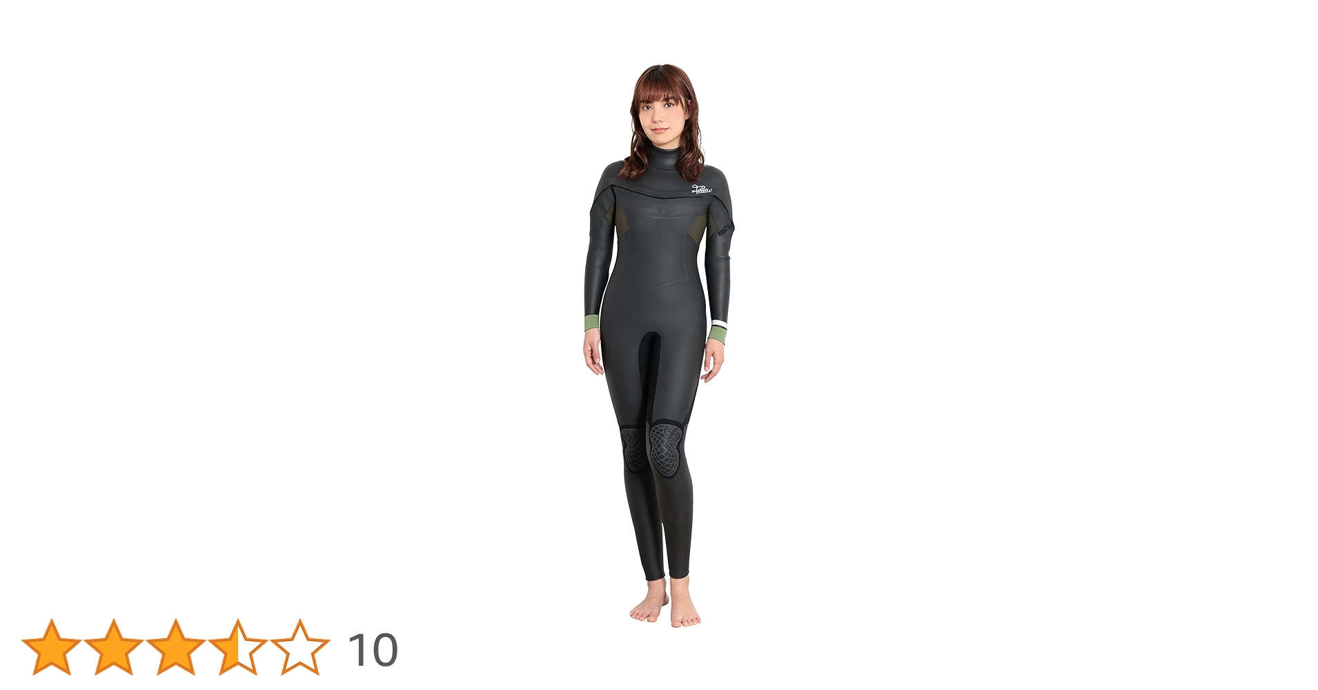 ウェットスーツ　レディース　3-5mm Amazon | FELLOW セミドライ ウェットスーツ レディース 5mm 3mm